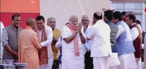 मुख्यमंत्री पुष्कर सिंह धामी उ0प्र0 के मुख्यमंत्री  योगी आदित्यनाथ को दी शुभकामनाएं