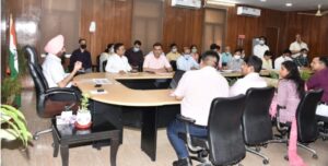 मुख्य सचिव ने आज सचिवालय में उन्नति पोर्टल के प्रस्तुतीकरण के दौरान के पोर्टल के सही क्रियान्वयन के  निर्देश दिये