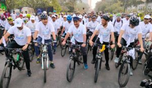चुनावों में भागीदारी बढ़ाने के लिए चुनाव आयोग की साइकिल रैली
