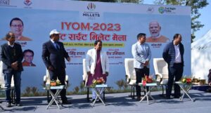 कैबिनेट मंत्री उत्तराखण्ड सरकार डाॅ. धन सिंह रावत ने IYOM-2023@ ईट राइट मिलेट मेले का उद्घाटन  किया