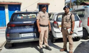 एटीएम से करोडों रुपये के गबन के दोनों मुख्य आरोपियों के वाहनों को पुलिस ने किया सीज