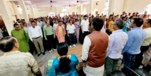 बीरचंद्रसिंह गढ़वाली मण्डल में नगर निगम चुनाव के मध्य नजर भाजपा ने बैठक आयोजित की