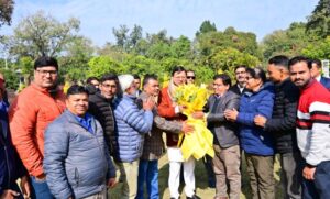 सीएम  धामी से  उत्तरांचल प्रेस क्लब की नव निर्वाचित कार्यकारिणी के सदस्यों ने भेंट की।