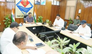 मुख्य सचिव ने  सचिवालय में सिंचाई एवं लघु सिंचाई विभाग की समीक्षा की