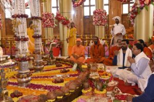 मुख्यमंत्री ने डोल आश्रम में श्री कल्याणिका हिमालय देवस्थानम न्यास के श्री पीठम स्थापना महोत्सव कार्यक्रम में किया प्रतिभाग
