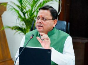 सीएम धामी  ने सारकोट की नव निर्वाचित युवा प्रधान प्रियंका को दी बधाई