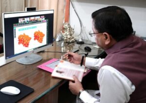 मौसम विभाग द्वारा जारी रेड तथा ऑरेंज अलर्ट को लेकर सीएम धामी  ने अधिकारियों के साथ की उच्च स्तरीय बैठक