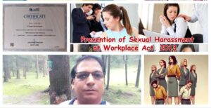 डॉ० डी० सी० पसबोला बने सर्टीफाइड POSH स्पेशलिस्ट एवं ट्रेनर