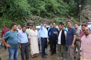 थराली आपदा प्रभावित क्षेत्रों का भारत सरकार की अंतरमंत्रालयीय टीम ने हवाई सर्वे कर किया विस्तृत आकलन