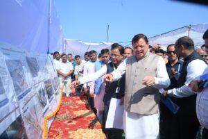 सीएम धामी  ने किया ₹185.20 करोड़ से बनने वाले शारदा कॉरिडोर परियोजना के प्रथम चरण का शुभारंभ