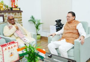मुख्यमंत्री पुष्कर सिंह धामी से राजस्थान के कैबिनेट मंत्री मदन दिलावर ने की शिष्टाचार भेंट 38d5ff36-94d8-4678-bd1b-c3b92673d92f